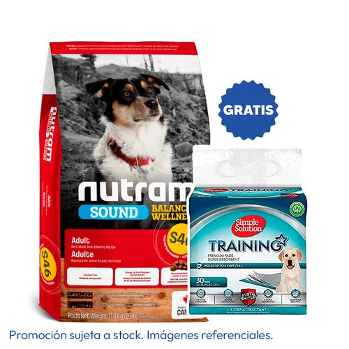 Nutram S46 Adult Pork 11.4 kg