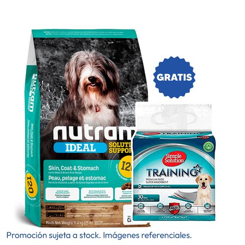 Nutram I20 Sensitive Skin, Coat & Stomach Lamb 11.4 kg