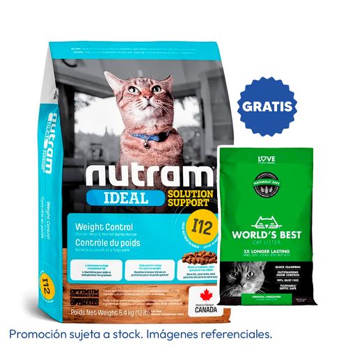 Nutram I12 Weight Control Cat 5.4 kg