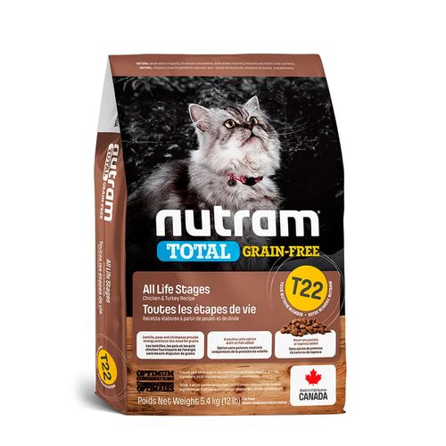 Nutram T22 All Life Stages Cat 5.4 kg