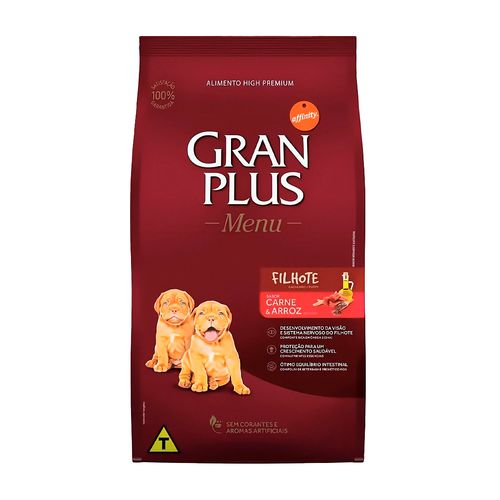 Gran Plus Cachorro Raza Mediana y Grande Carne y Arroz 3 kg