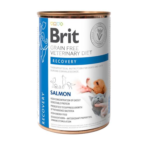 Brit Veterinary Diets Dog & Cat Grain Free Recovery 400 gr