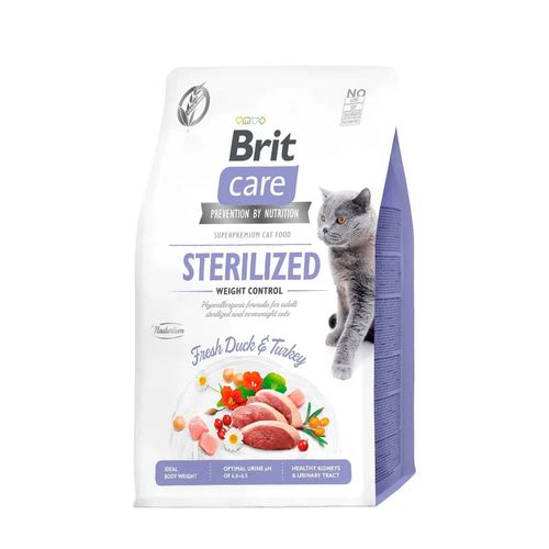 Brit Care Cat Sterilized Weight Control Duck 7 kg