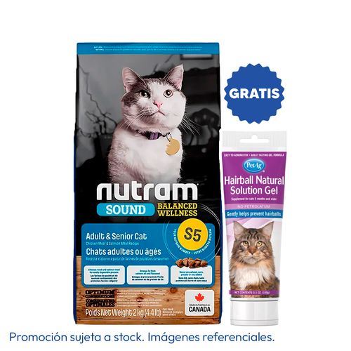 Nutram S5 Adult & Senior Cat 2 kg