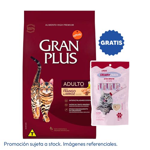 Gran Plus Gato Adulto Pollo y Arroz 10 kg