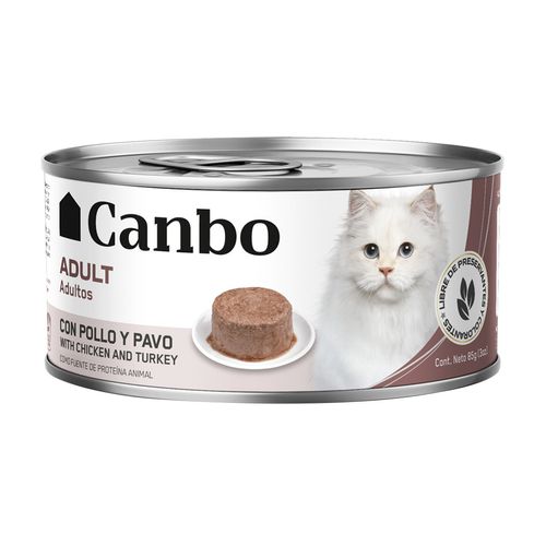 Canbo Paté Gato Adulto Pollo y Pavo