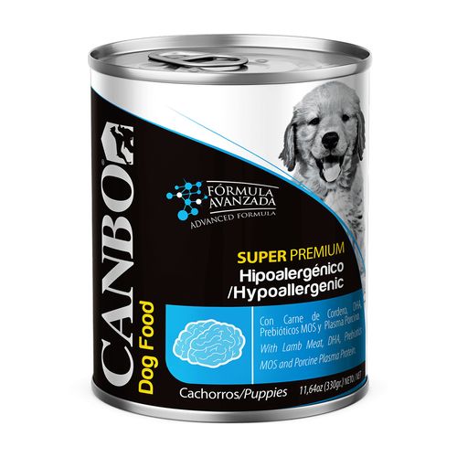 Canbo Cachorro Hipoalergénico Paté Lata 330 gr