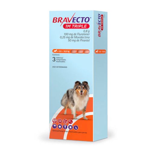 Bravecto 1M Triple 5 - 10 kg (100 mg)