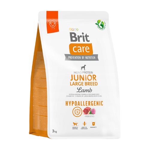Brit Care Dog Hypoallergenic Junior Large Breed Lamb 3 kg