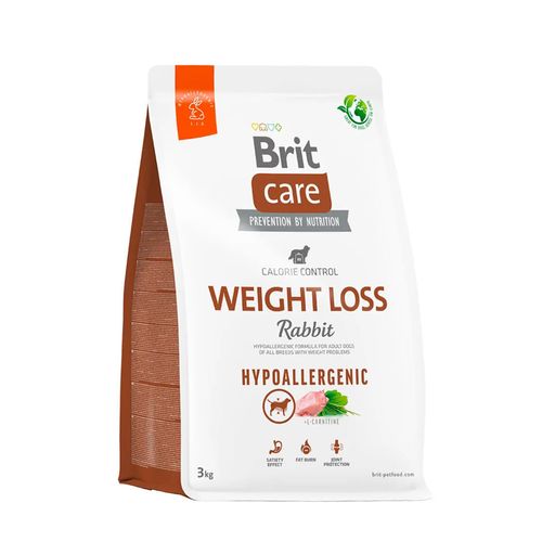 Brit Care Dog Hypoallergenic Weight Loss Rabbit 3 kg