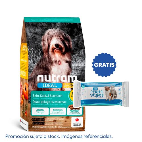 Nutram I20 Sensitive Skin, Coat & Stomach Lamb 2 kg