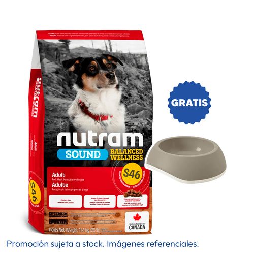 Nutram S46 Adult Pork 11.4 kg