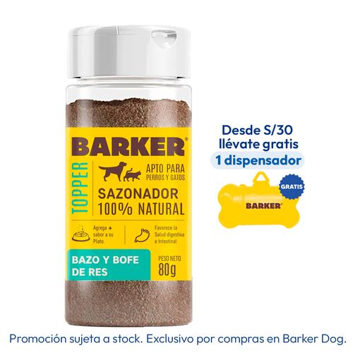 Barker Sazonador Bazo y Bofe de Res 80 gr