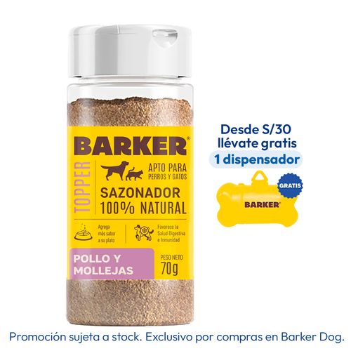Barker Sazonador Pollo y Mollejas 70 gr