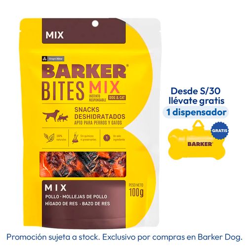 Barker Bites Mix Para Perro y Gato 100 gr