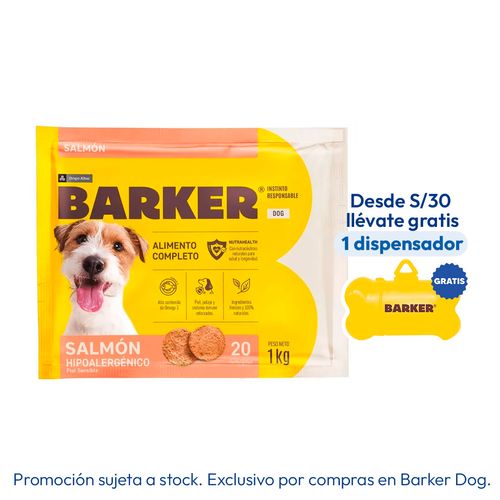 Barker Salmon 1 kg (20 Hamburguesas)