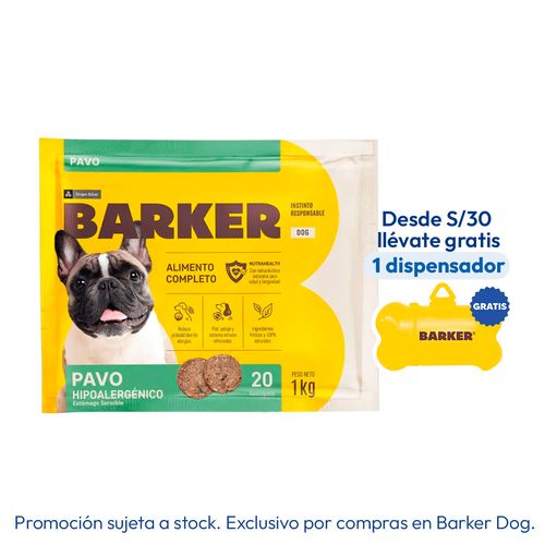 Barker Pavo 1 kg (20 Hamburguesas)