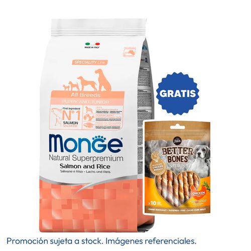 Monge Puppy All Breeds Salmón y Arroz 2.5 kg