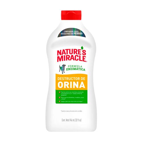 Nature's Miracle Destructor De Orina Para Perros 946 ml