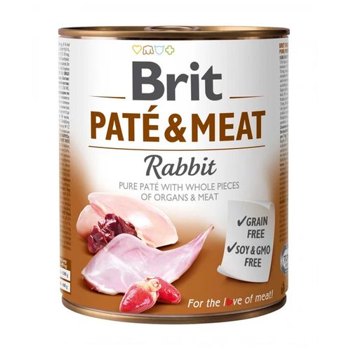 Brit Paté & Meat Rabbit 800 gr