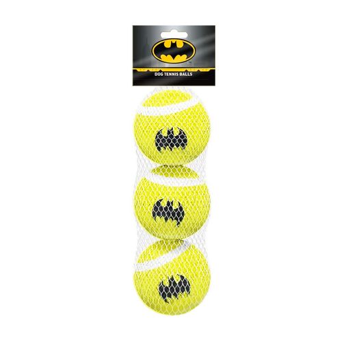 Animal Planet Juguete Para Perros Pelotas De Tennis Batman X3 Unidades