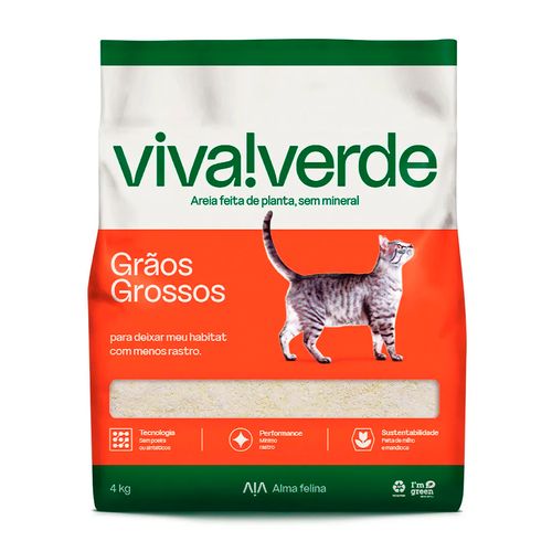 Arena Viva Verde Granos Gruesos 10 kg