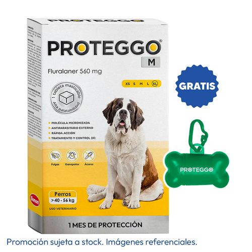 Proteggo M (40 kg - 56 kg) 560 mg X1 Tableta