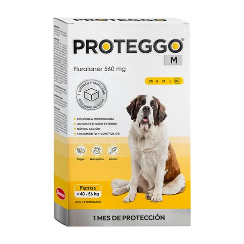 Proteggo M (40 kg - 56 kg) 560 mg X1 Tableta