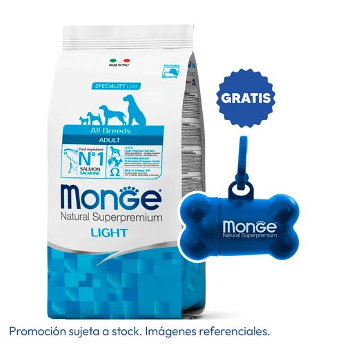 Monge Canine Adult Light Salmón 2.5 kg
