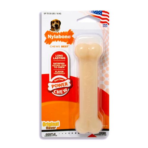 Nylabone Juguete Para Perro Power Chew Bone Original - Wolf