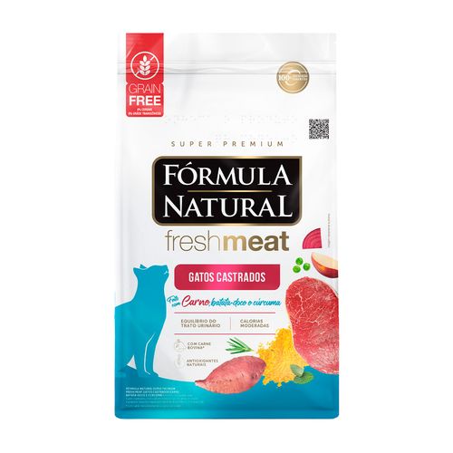 Fórmula Natural Fresh Meat Gato Castrado Carne 7 kg