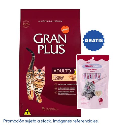 Gran Plus Gato Adulto Pollo y Arroz 3 kg