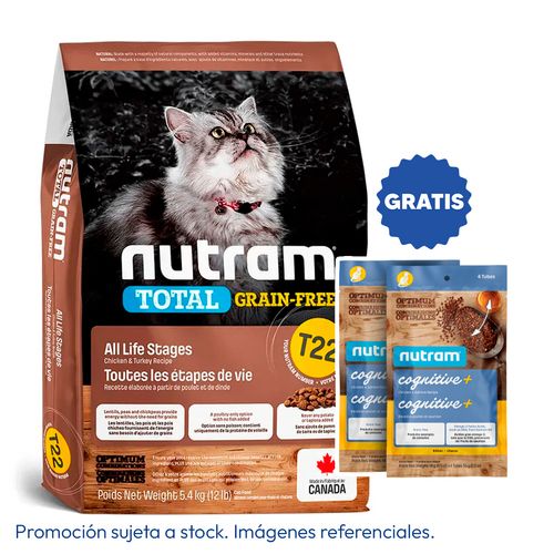 Nutram T22 All Life Stages Cat 5.4 kg