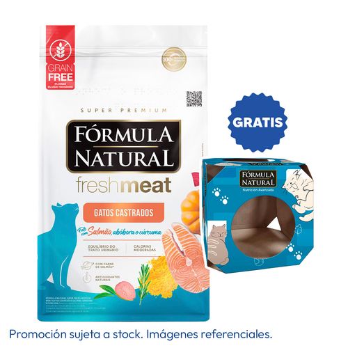 Fórmula Natural Fresh Meat Gato Castrado Salmón 7 kg