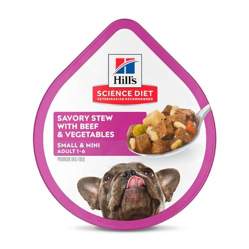 Hill's Science Diet Adult Small & Mini Estofado De Carne y Vegetales 99 gr