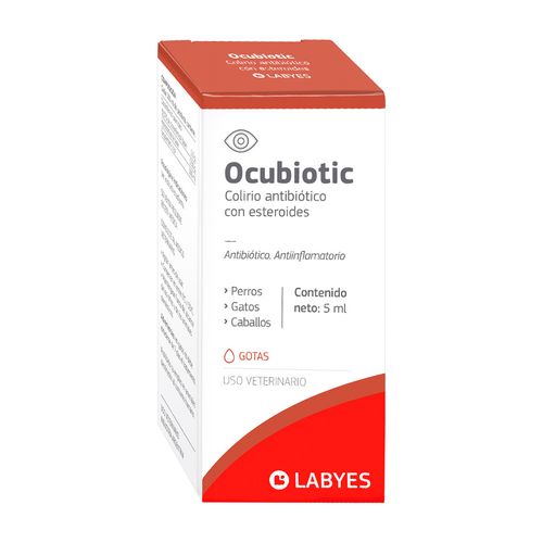 Ocubiotic Colirio Antibiótico Con Esteroides 5 ml