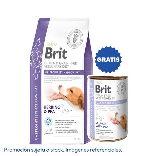 Brit Veterinary Diet Dog Grain Free Gastrointestinal Low Fat 12 kg