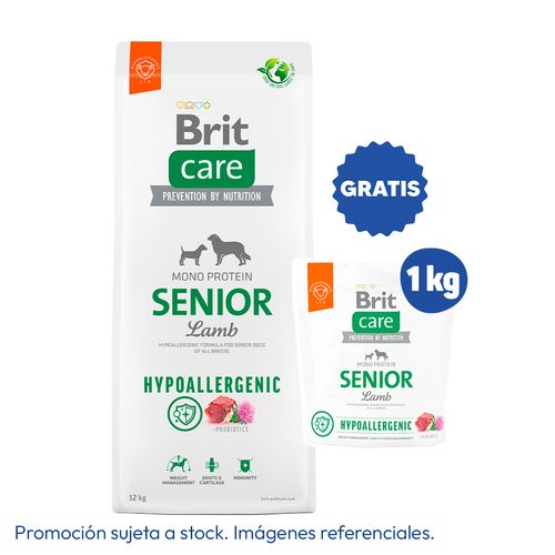 Brit Care Dog Hypoallergenic Senior Lamb 12 kg