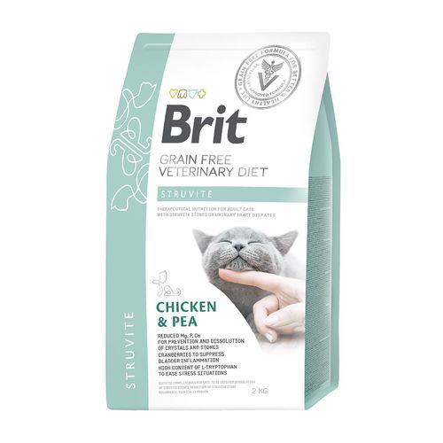 Brit Veterinary Diet Cat Grain Free Struvite 2 kg