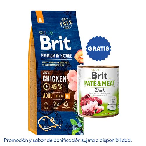 Brit Premium By Nature Adult Medium Chicken 15 kg