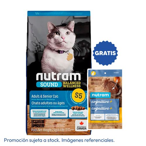 Nutram S5 Adult & Senior Cat 2 kg