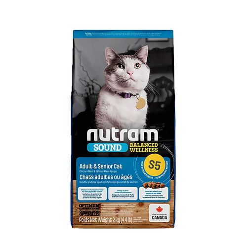 Nutram S5 Adult & Senior Cat 2 kg