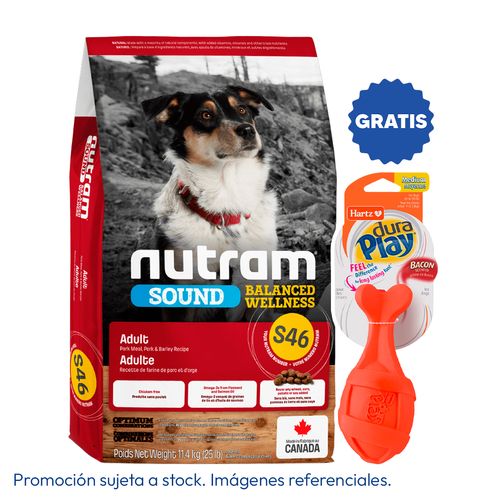 Nutram S46 Adult Pork 11.4 kg
