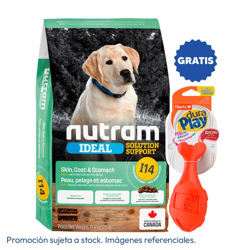 Nutram I14 Puppy Skin, Coat & Stomach 11.4 kg