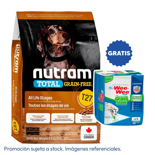 Nutram T27 All Life Stages Small & Toy Breed Chicken & Turkey 5.4 kg