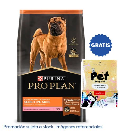 Pro Plan Sensitive Skin Raza Mediana y Grande 3 kg