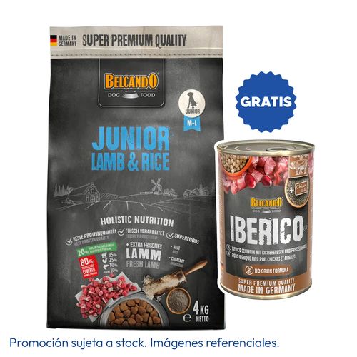 Belcando Junior Cordero y Arroz 4 kg