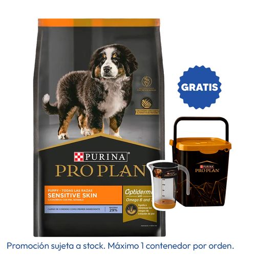 Pro Plan Cachorro Todas Las Razas Sensitive Skin Cordero 15 kg