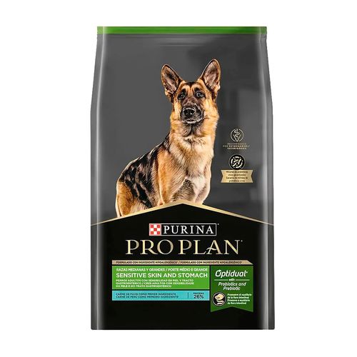Pro Plan Sensitive Skin And Stomach Perro Adulto Raza Mediana y Grande 12 kg