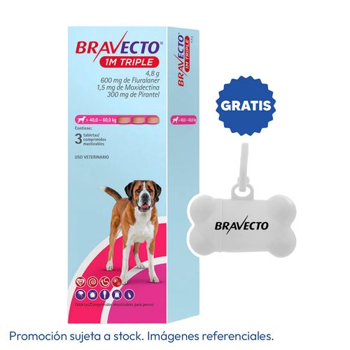 Bravecto 1M Triple 40 - 60 kg (600 mg)